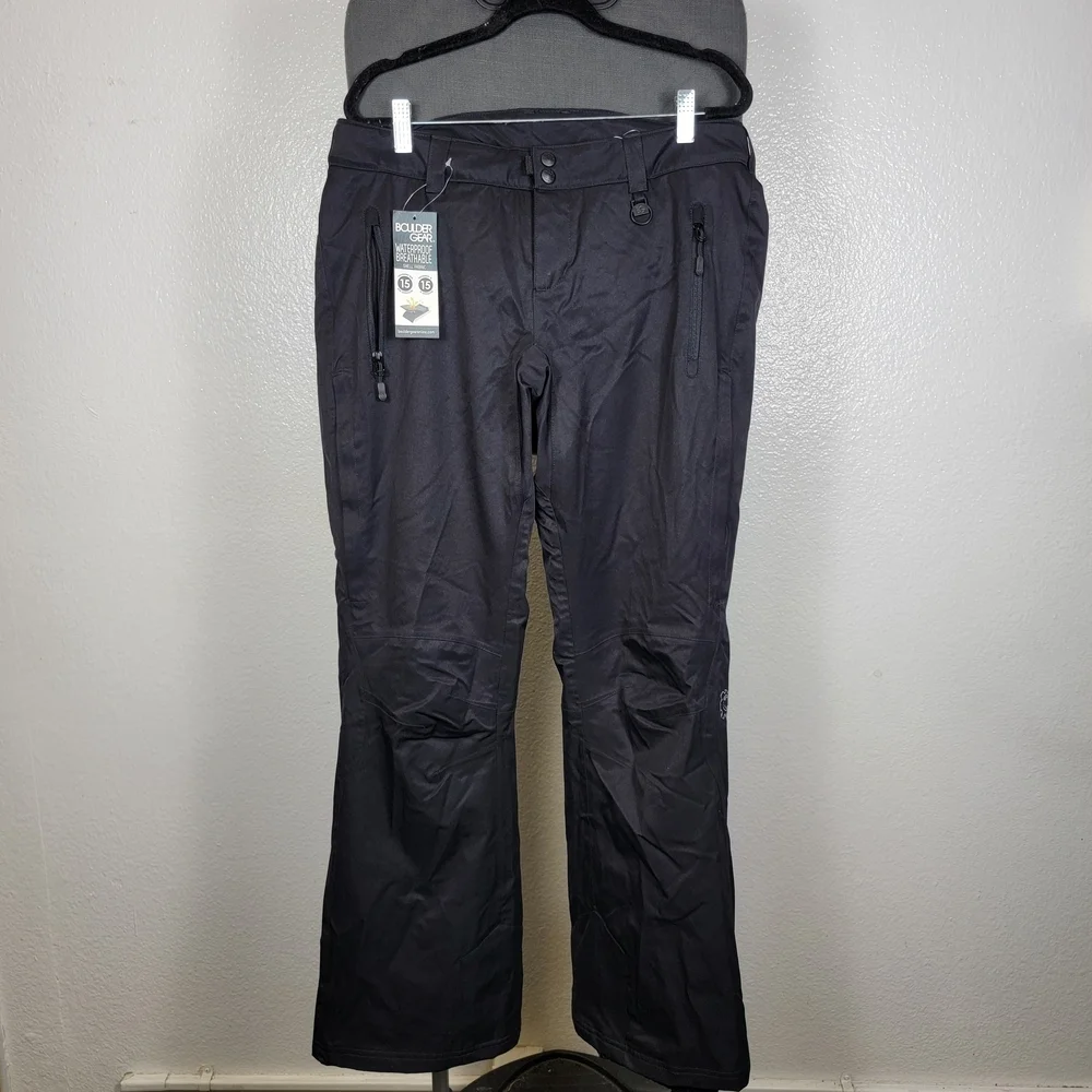 Boulder‎ Gear Women's Luna Black Ski Snow Pants 2442R Size 8